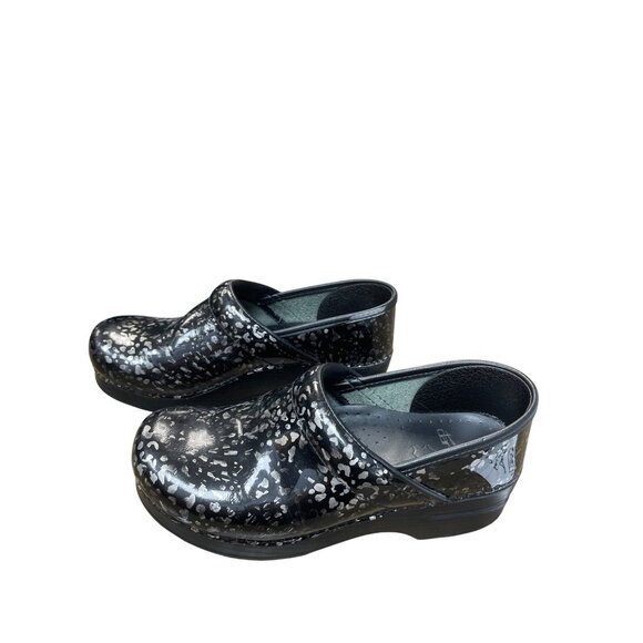 Dansko Womens black gray Professional Clogs Mules nursing shoes size 38/7.5 SKU - Picture 3 of 12